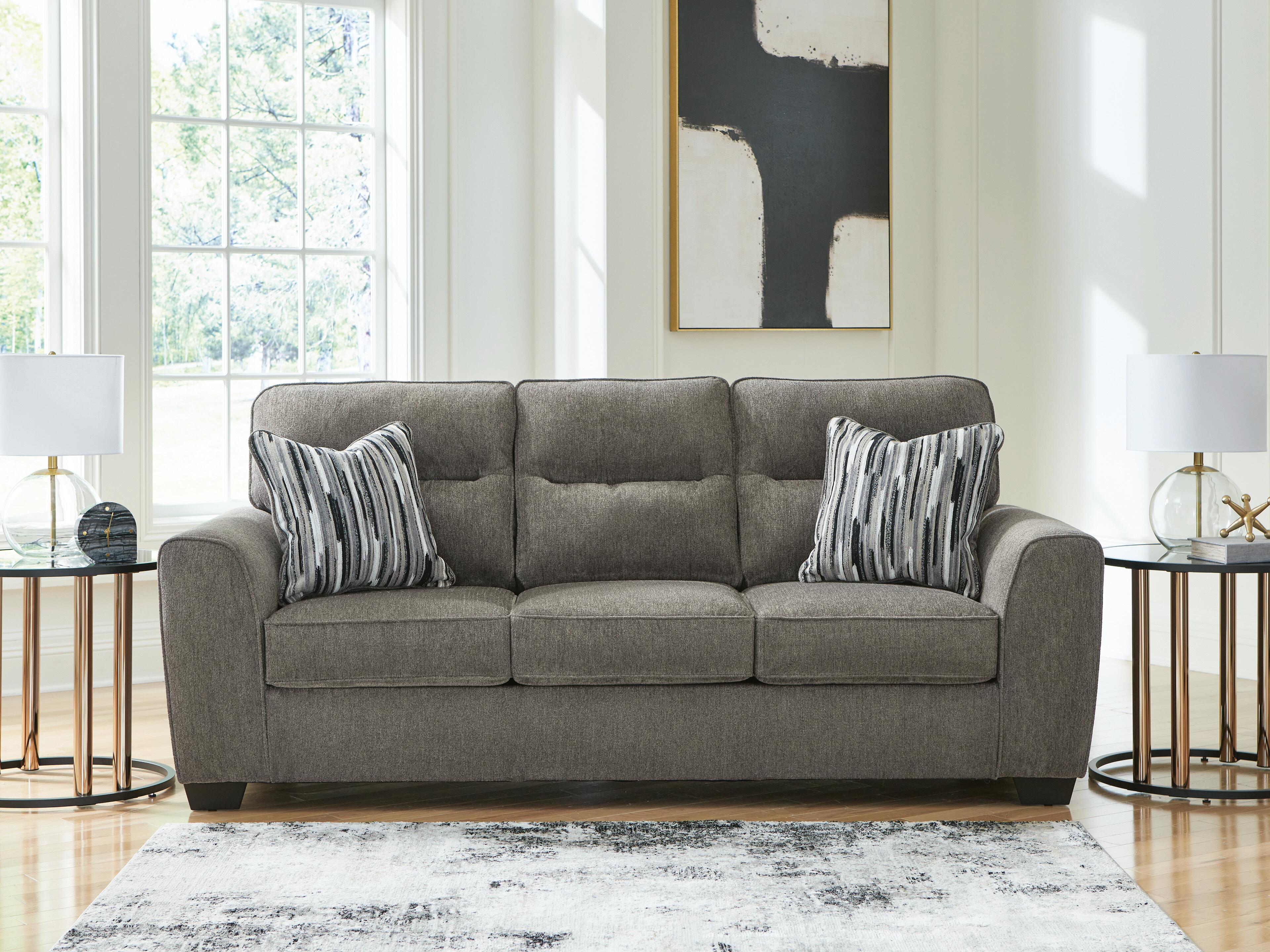 J&M Furniture - Ashley Furniture - Olten Sofa - Sofa / Graphite - 3130538