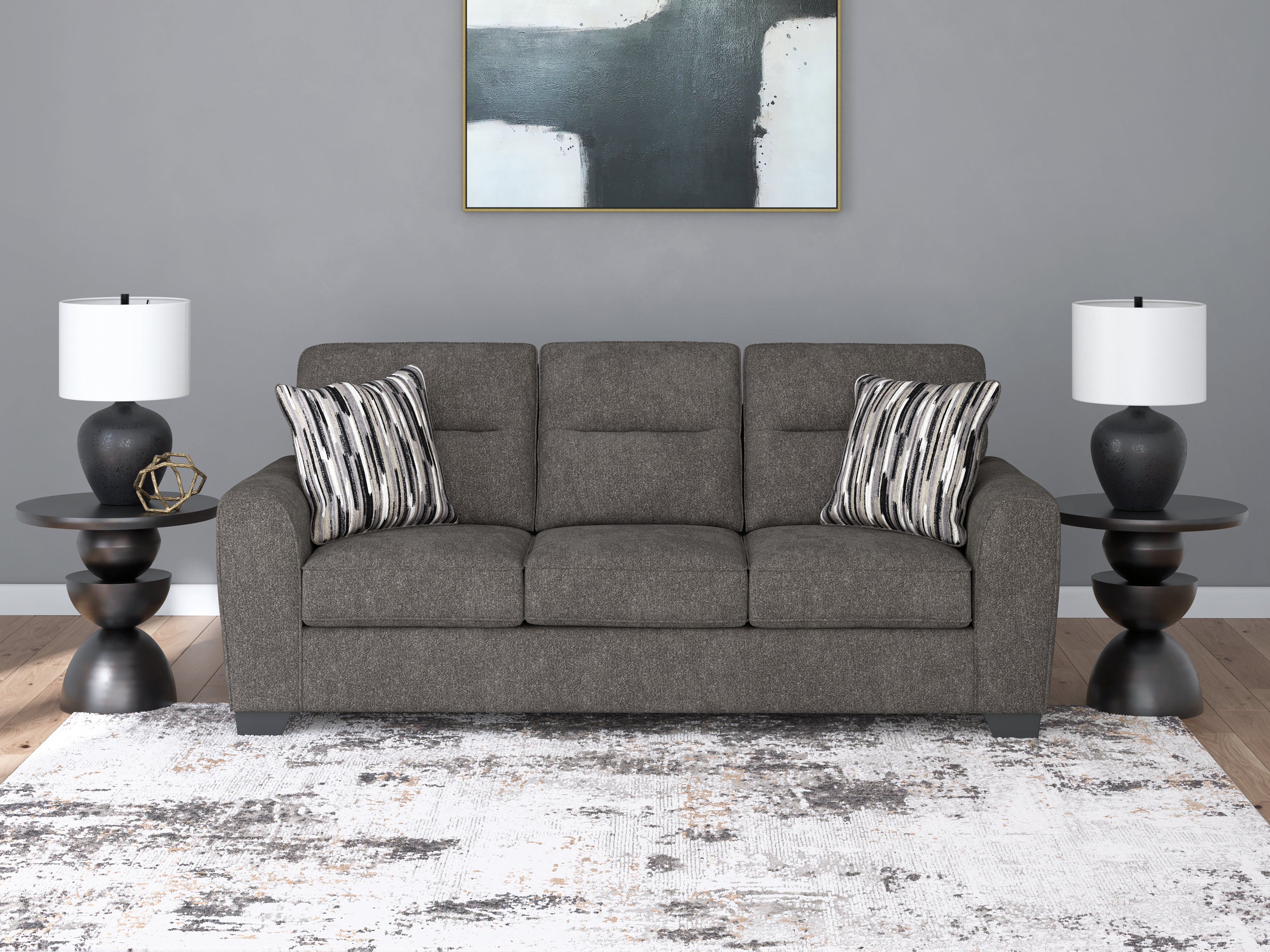 J&M Furniture - Ashley Furniture - Olten Sofa - Sofa / Graphite - 3130538