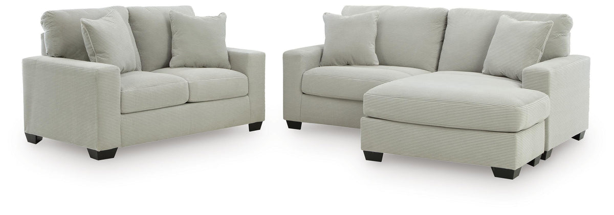 J&M Furniture - Ashley Furniture - Greenbriar Sofa Chaise and Loveseat - Sofa Chaise and Loveseat - PC32005U3