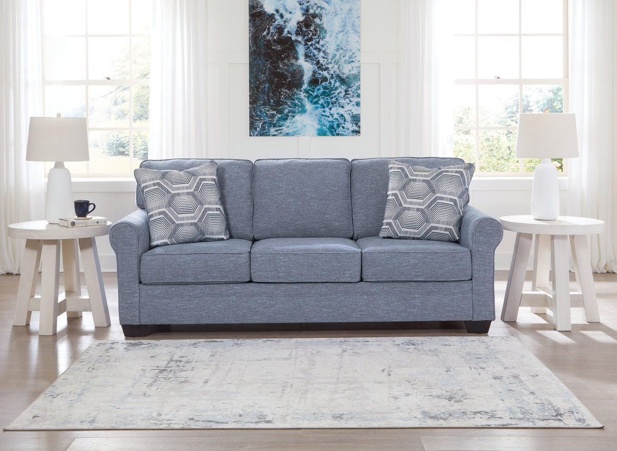 J&M Furniture - Ashley Furniture - Carissa Manor Sofa - Sofa / Denim - 3260438