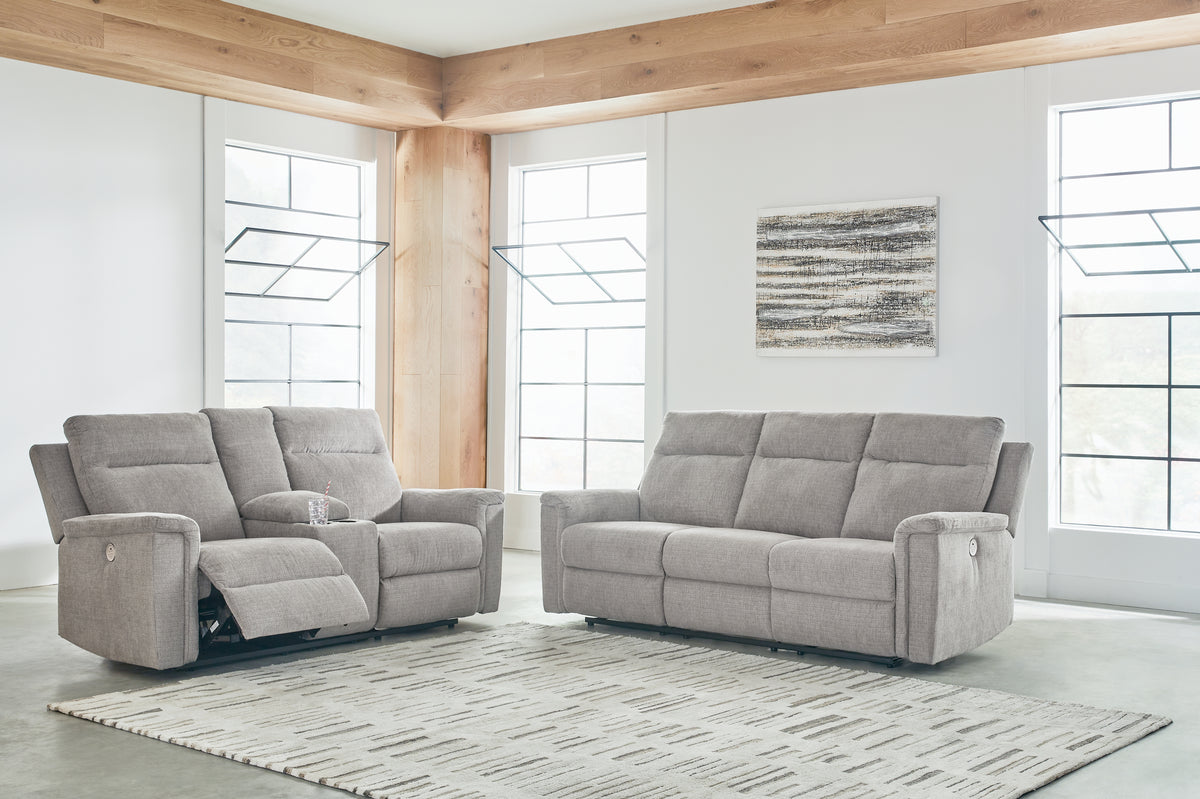 J&M Furniture - Ashley Furniture - Barnsana Power Reclining Sofa and Loveseat - Power Reclining Sofa and Loveseat - 33201U1