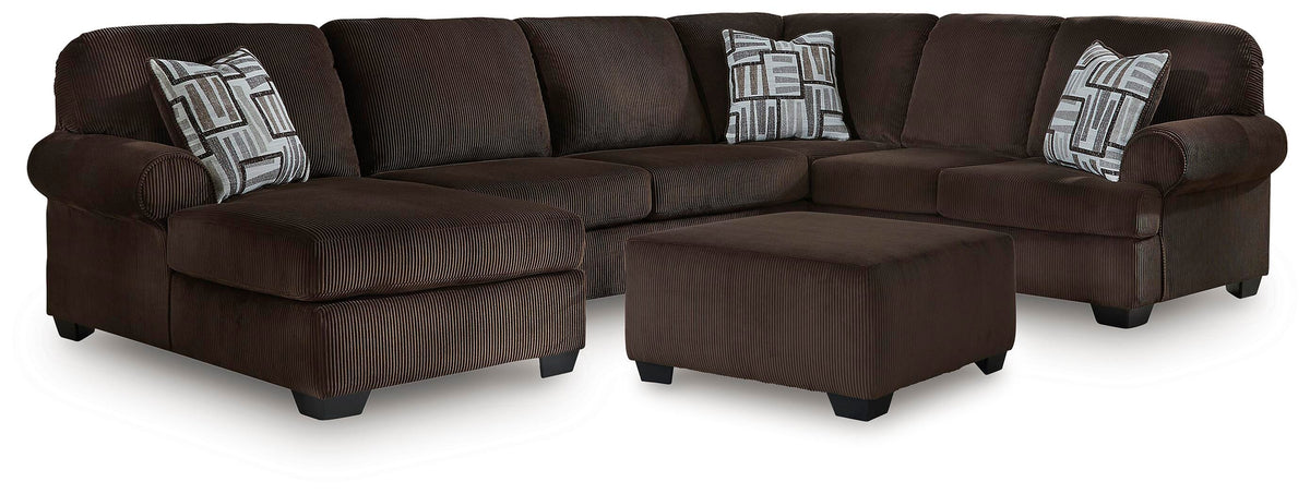 J&M Furniture - Ashley Furniture - Kimlee 3-Piece Sectional and Ottoman - 3-Piece Sectional and Ottoman - PC35603U1