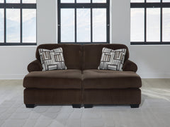 J&M Furniture - Ashley Furniture - Kimlee 2-Piece Super Chaise - RAF 2-Piece Super Chaise / Chocolate - PC35603S4