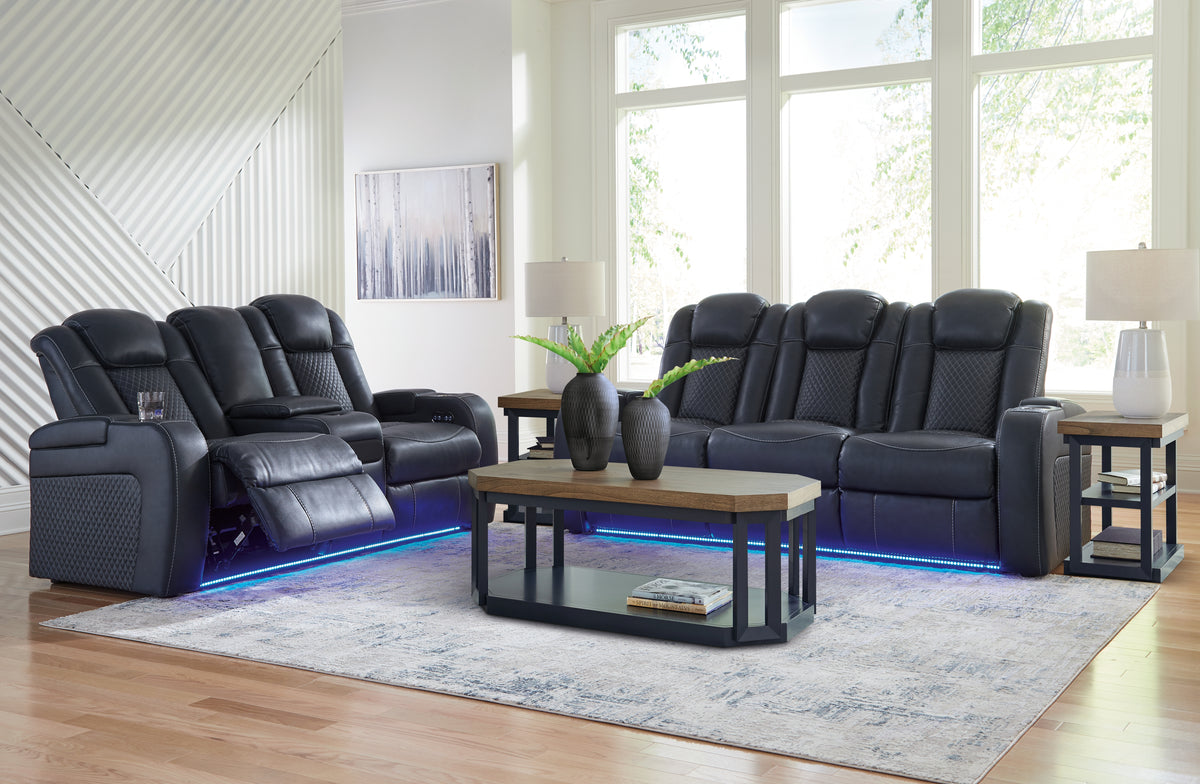 J&M Furniture - Ashley Furniture - Fyne-Dyme Power Reclining Sofa, Loveseat and Recliner - Power Reclining Sofa, Loveseat and Recliner - 36603U2