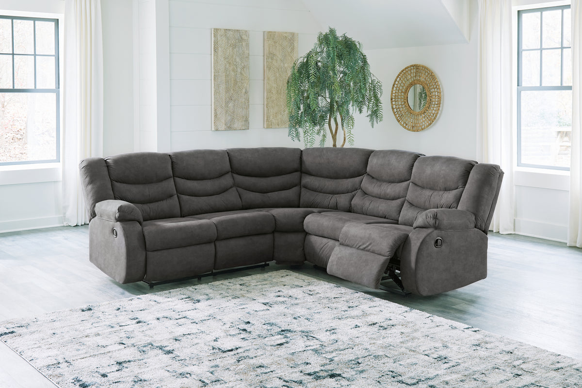 J&M Furniture - Ashley Furniture - Partymate 2-Piece Reclining Sectional - 2-Piece Reclining Sectional - 36903S2