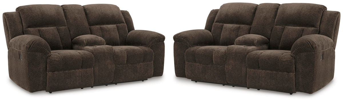 J&M Furniture - Ashley Furniture - Frohn Set of 2 Reclining Loveseats - Set of 2 Reclining Loveseats - 37407U5