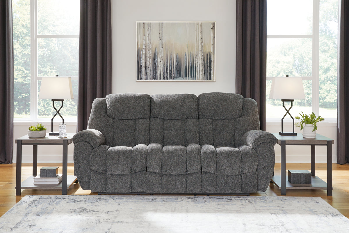 J&M Furniture - Ashley Furniture - Foreside Reclining Sofa - Reclining Sofa / Charcoal - 3810488
