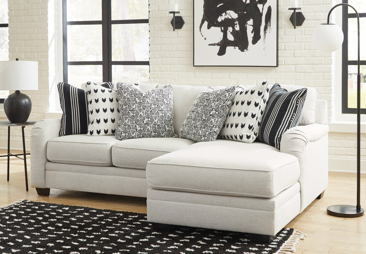 J&M Furniture - Ashley Furniture - Huntsworth 2-Piece Sectional with Chaise - 2-Piece Sectional with Chaise / Dove Gray - 39702S2