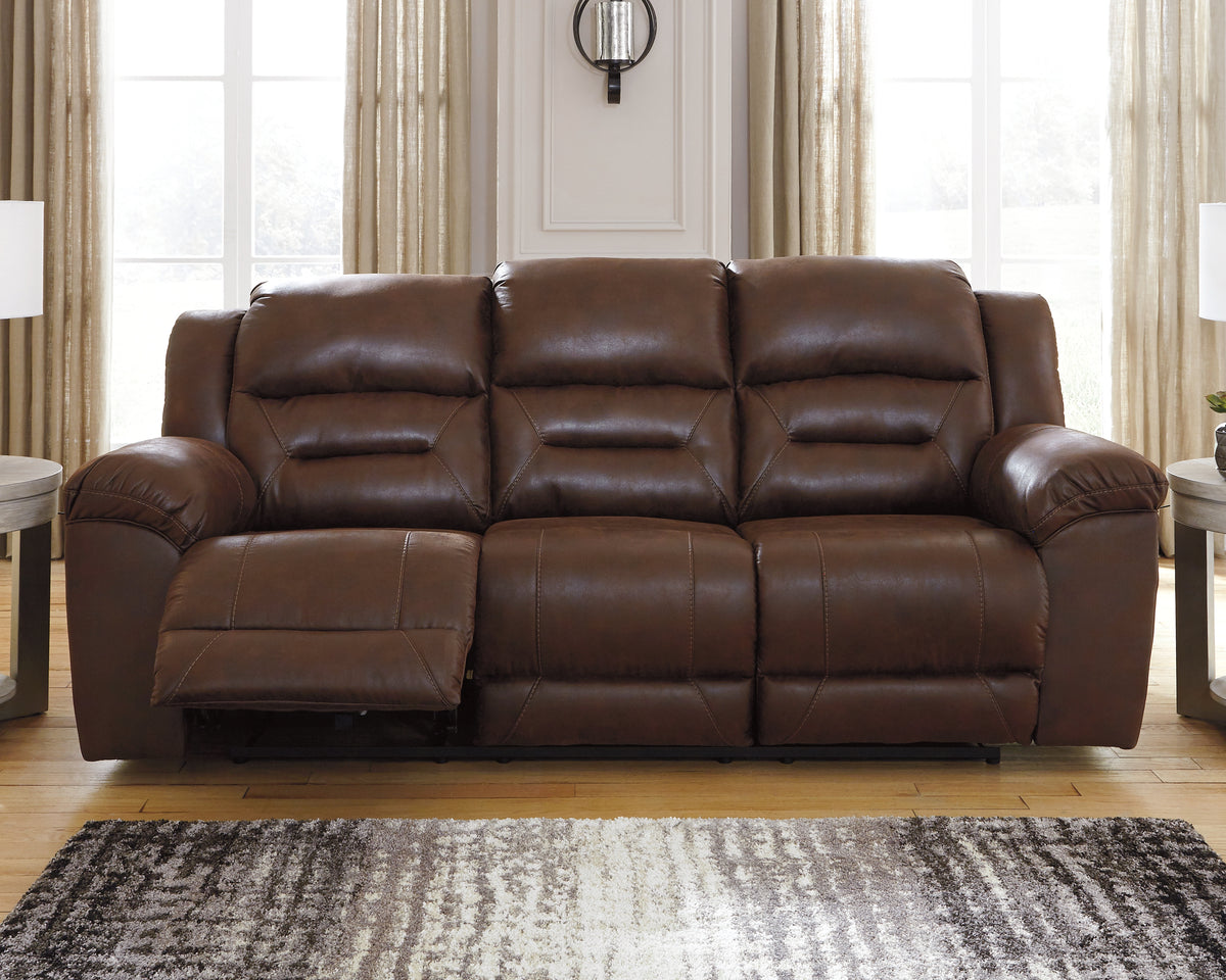 J&M Furniture - Ashley Furniture - Stoneland Power Reclining Sofa - Reclining Power Sofa - 3990487