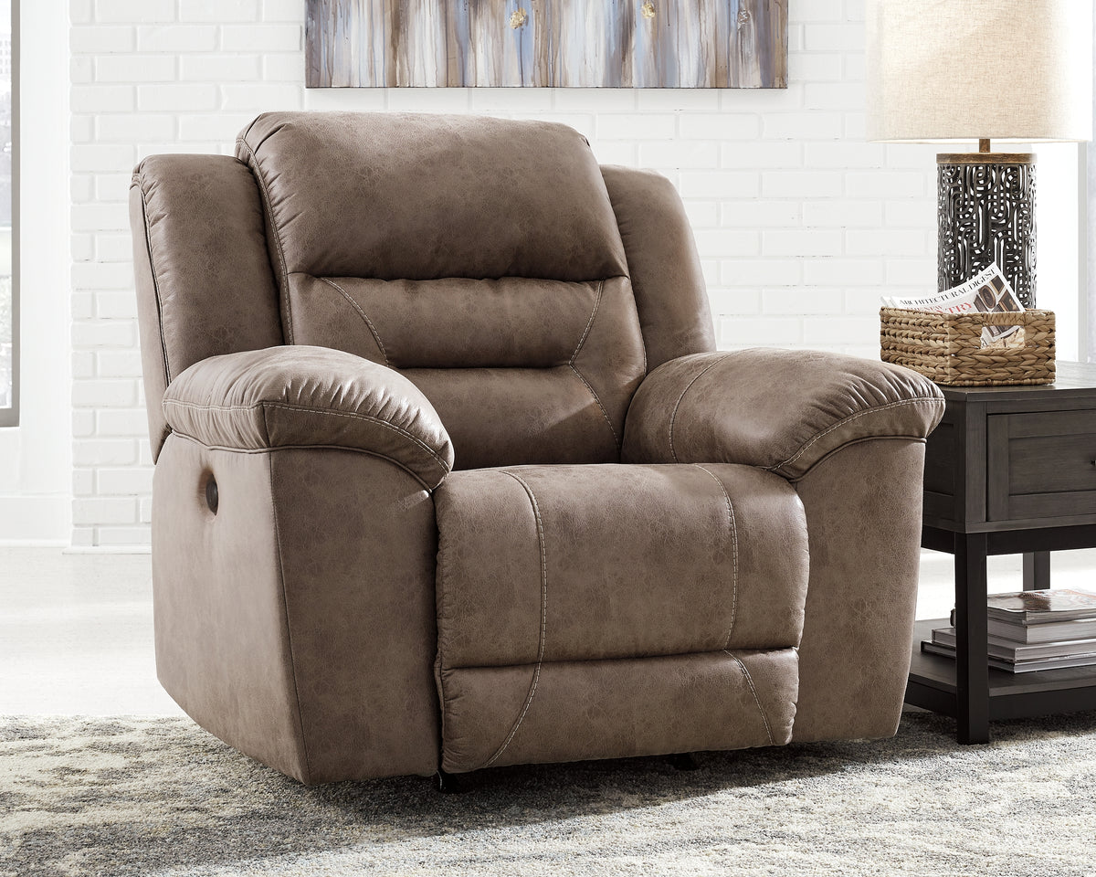 J&M Furniture - Ashley Furniture - Stoneland Power Recliner - Power Rocker Recliner - 3990598