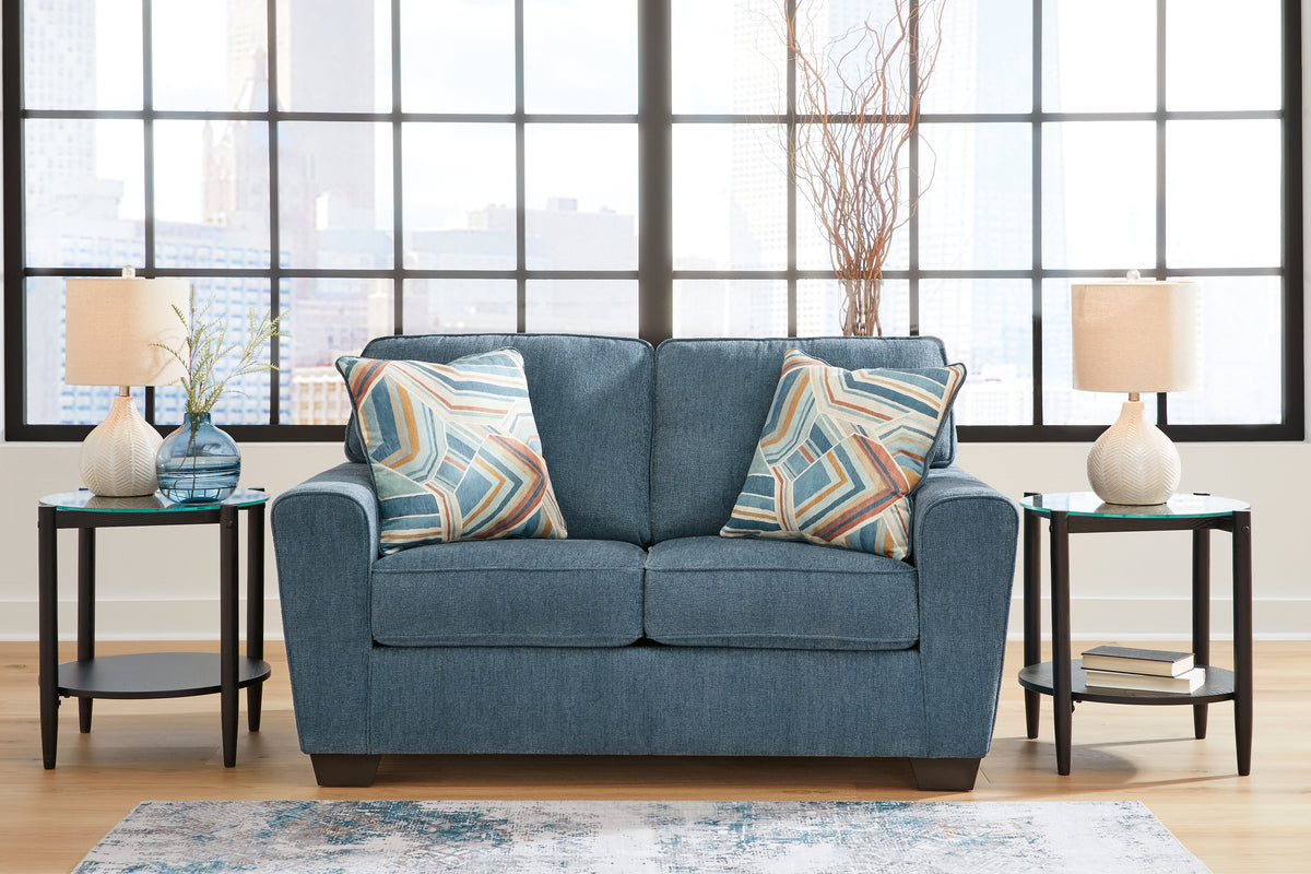 J&M Furniture - Ashley Furniture - Cashton Loveseat - Loveseat / Blue - 4060535