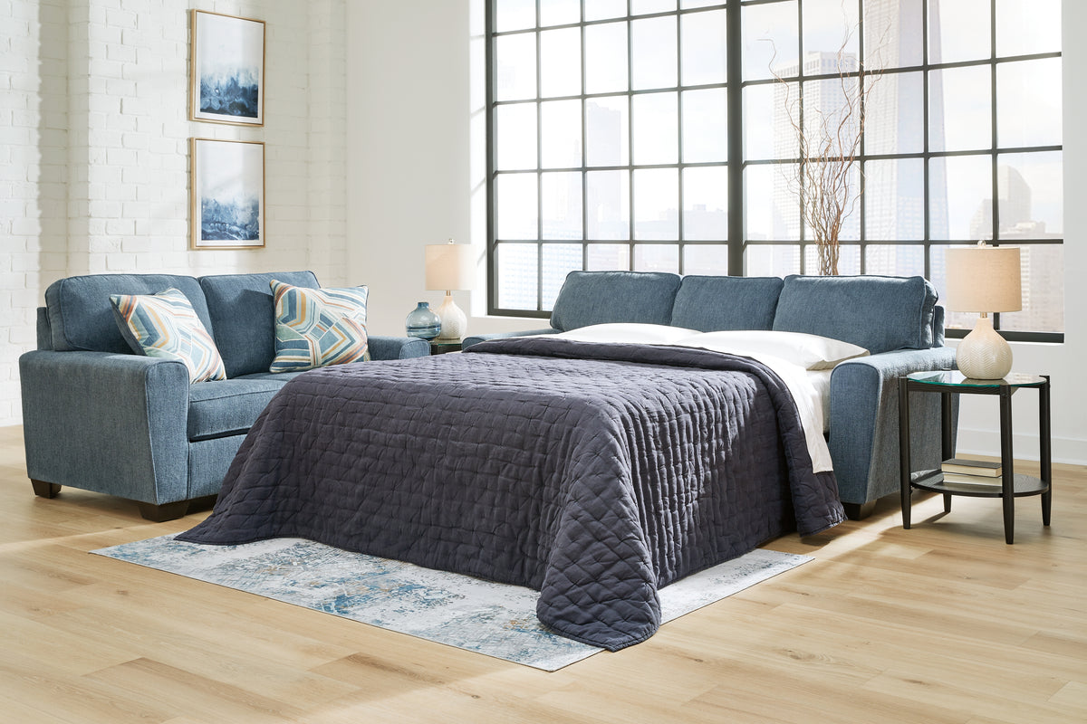 J&M Furniture - Ashley Furniture - Cashton Queen Sofa Sleeper - Queen Sofa Sleeper / Blue - 4060539