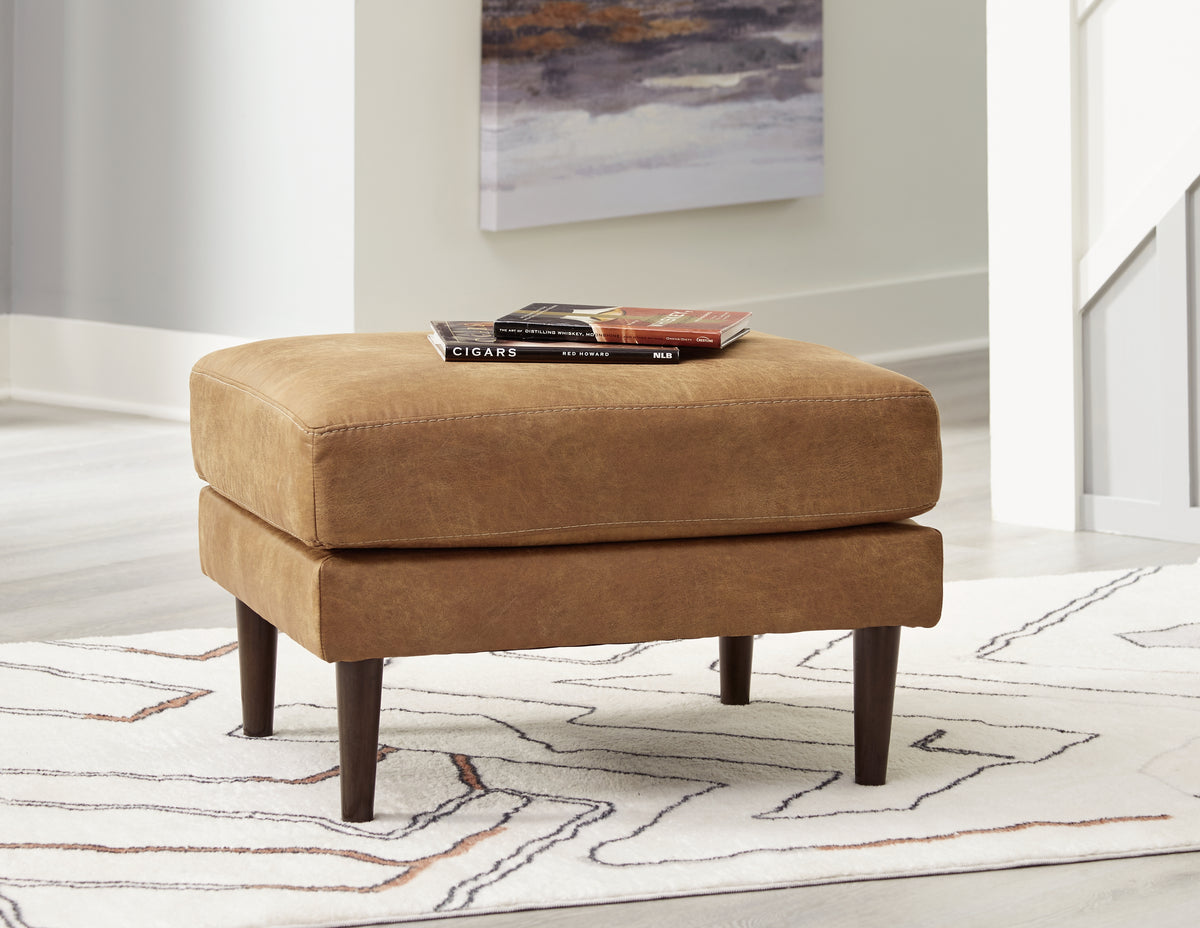 J&M Furniture - Ashley Furniture - Telora Ottoman - Ottoman / Caramel - 4100214