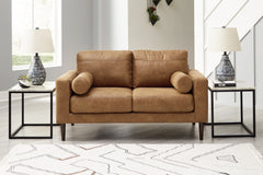 J&M Furniture - Ashley Furniture - Telora Loveseat - Loveseat / Caramel - 4100235