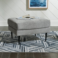 J&M Furniture - Ashley Furniture - Hazela Ottoman - Ottoman / Charcoal - 4110214