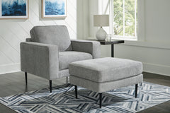 J&M Furniture - Ashley Furniture - Hazela Chair and Ottoman - Chair and Ottoman - 41102U1