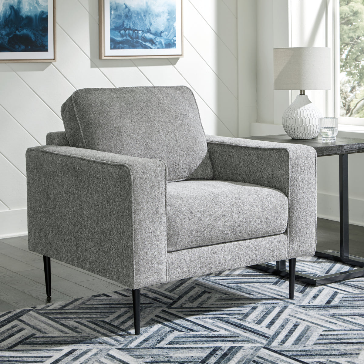 J&M Furniture - Ashley Furniture - Hazela Chair - Chair / Charcoal - 4110220