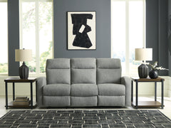 J&M Furniture - Ashley Furniture - Gauntlet Reclining Sofa - Reclining Sofa / Sterling - PC4220488