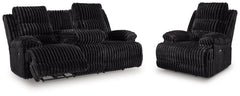 J&M Furniture - Ashley Furniture - Rhines Falls Power Reclining Sofa and Power Recliner - Power Reclining Sofa and Power Recliner - PC42805U2