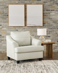 J&M Furniture - Ashley Furniture - Genoa Oversized Chair - Chair and a Half / Coconut - 4770423