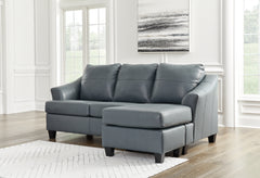J&M Furniture - Ashley Furniture - Genoa Sofa Chaise - Sofa Chaise / Steel - 4770518