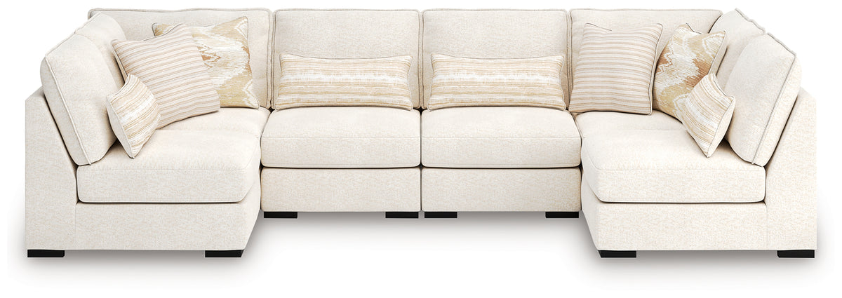 J&M Furniture - Ashley Furniture - Donelson Creek 6-Piece Sectional - 6-Piece Sectional / Vanilla - 48002S3