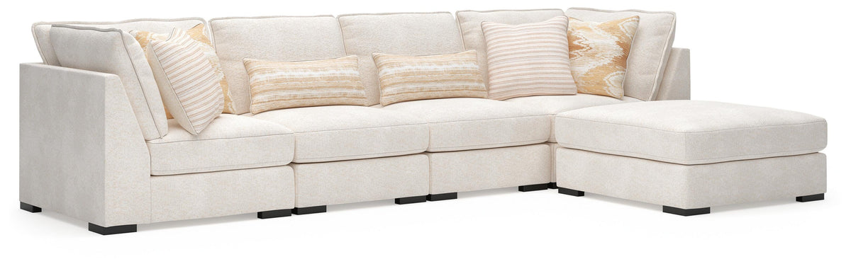 J&M Furniture - Ashley Furniture - Donelson Creek 4-Piece Sectional and Ottoman - 4-Piece Sectional and Ottoman - 48002U1