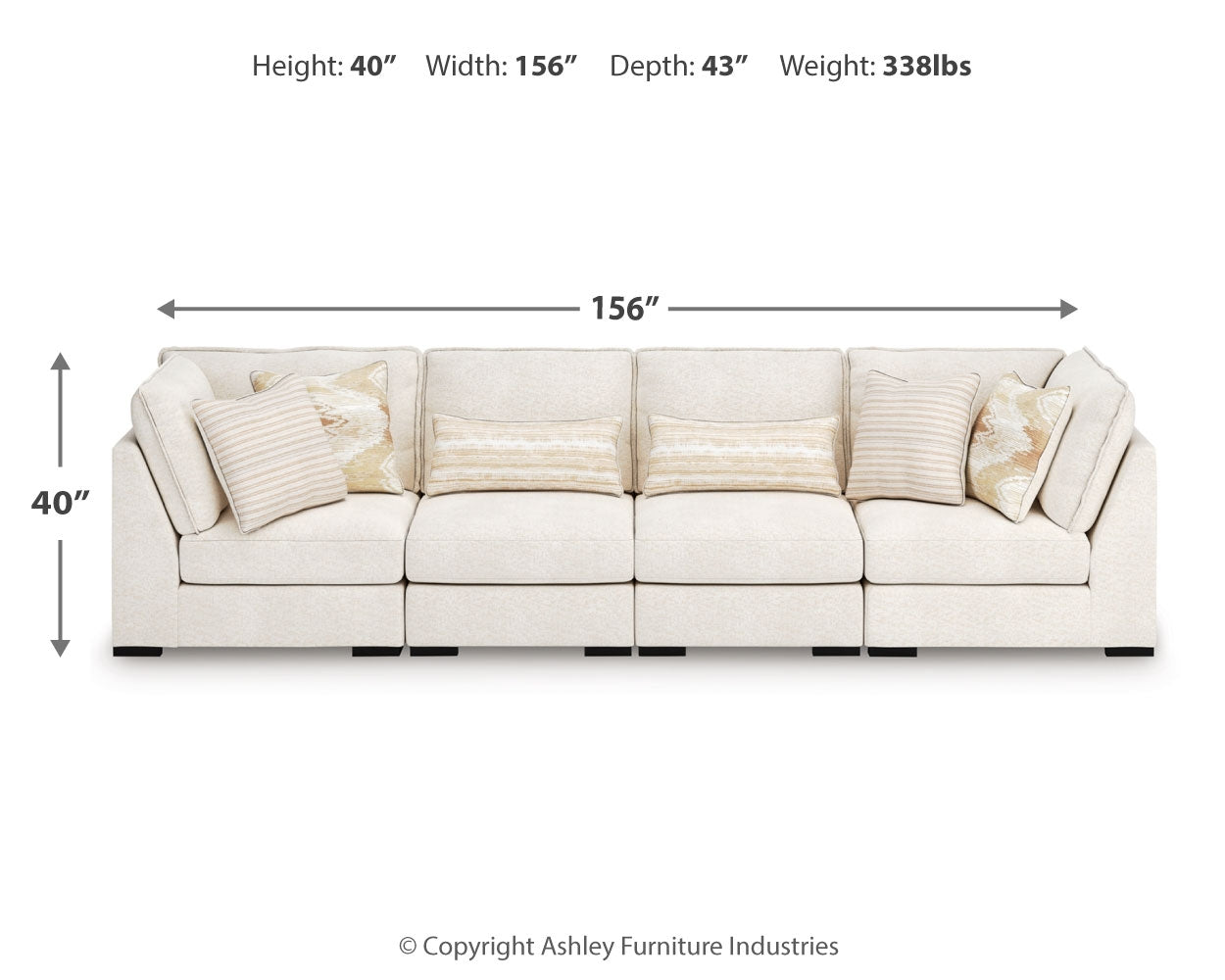 Donelson Creek 4-Piece Sectional