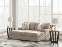 J&M Furniture - Ashley Furniture - Newellen 2-Piece Super Chaise - RAF 2-Piece Super Chaise / Greystone - 48405S4