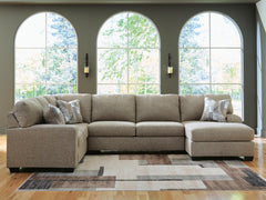 J&M Furniture - Ashley Furniture - Newellen 3-Piece Sleeper Sectional with Chaise - LAF 3-Piece Sleeper Sectional with Chaise - 48404S6