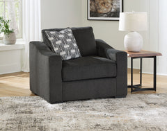 J&M Furniture - Ashley Furniture - Wryenlynn Oversized Chair - Chair and a Half / Onyx - 4940523