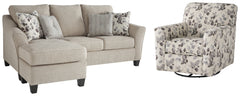 J&M Furniture - Ashley Furniture - Abney Sofa Chaise and Chair - Sofa Chaise and Chair - 49701U2