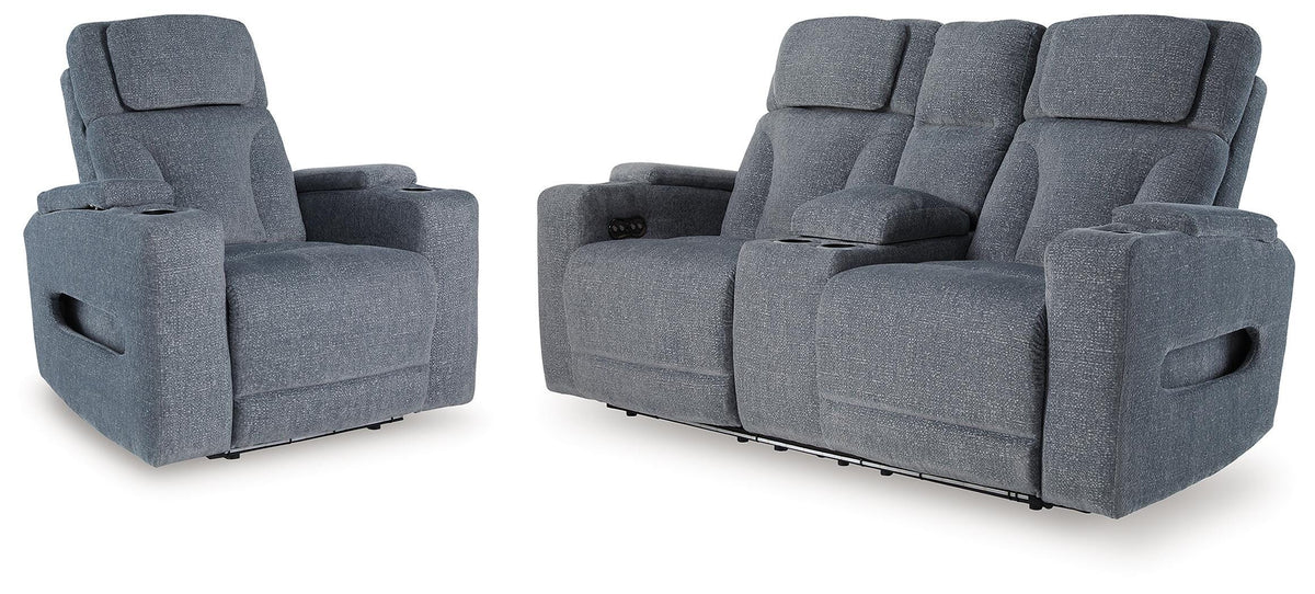 J&M Furniture - Ashley Furniture - Studio Cave Power Reclining Loveseat and Power Recliner - Power Reclining Loveseat and Power Recliner - PC49802U2