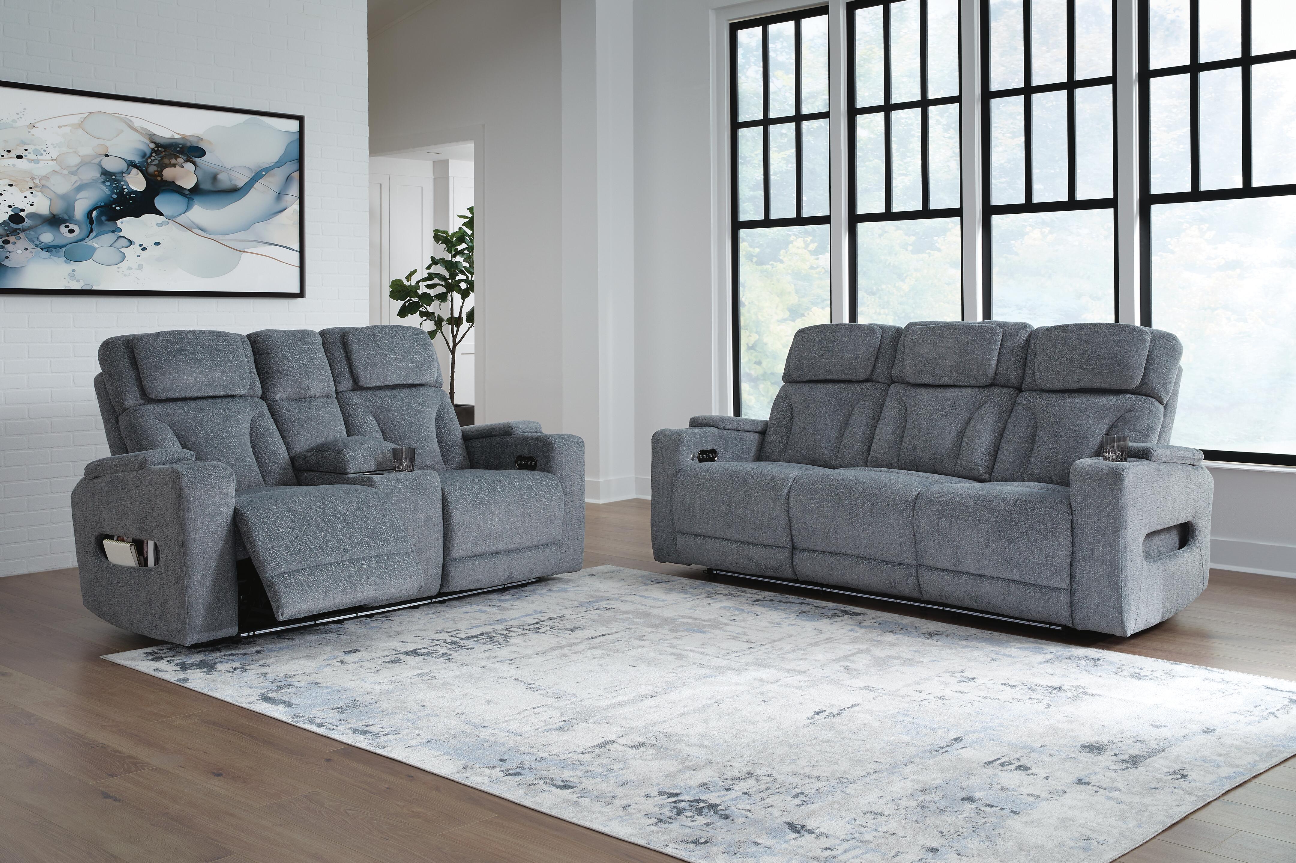 J&M Furniture - Ashley Furniture - Studio Cave Power Reclining Sofa and Loveseat - Power Reclining Sofa and Loveseat - PC49802U1