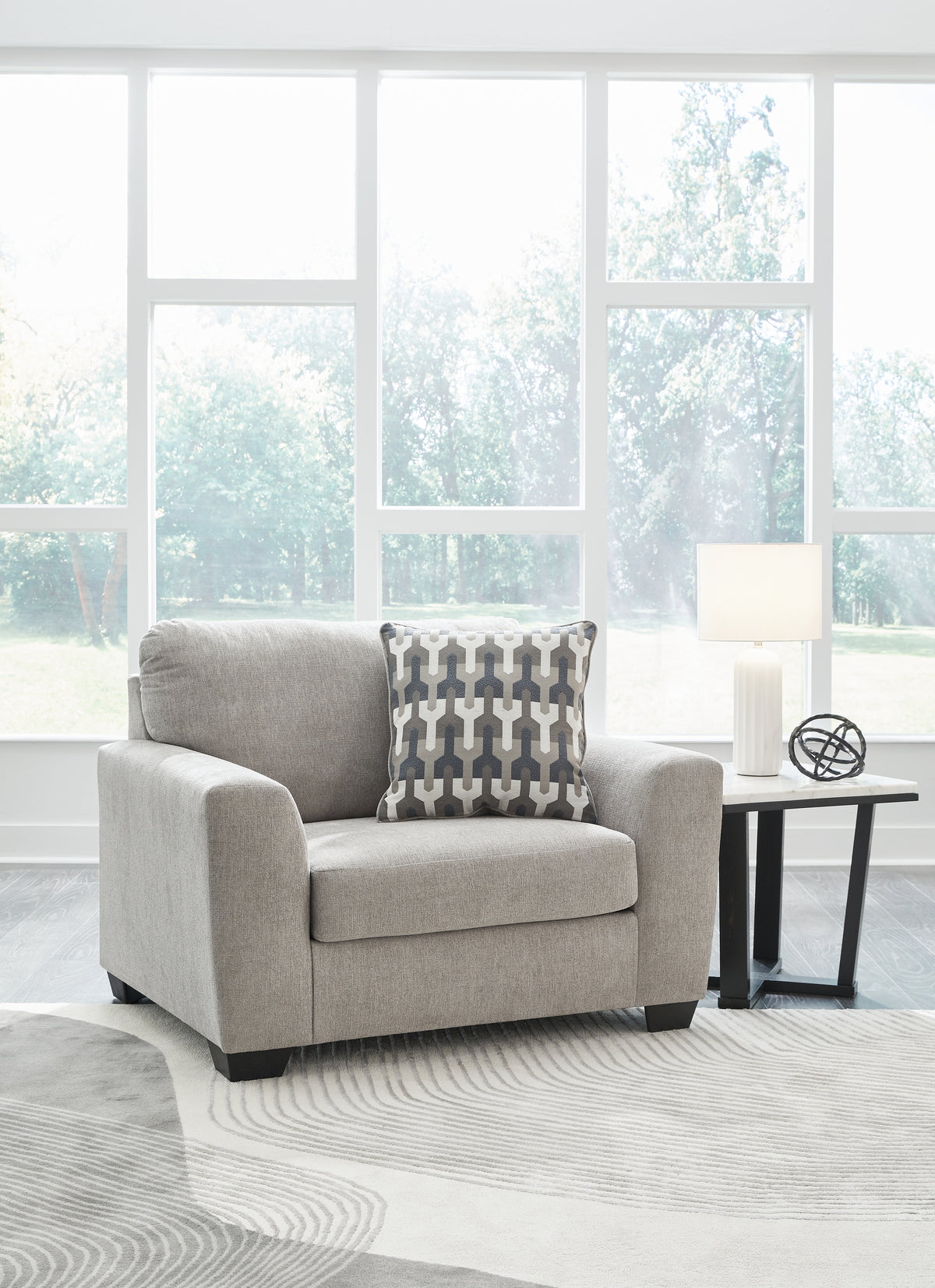 J&M Furniture - Ashley Furniture - Avenal Park Oversized Chair - Chair and a Half / Flannel - 5080523