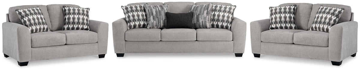 J&M Furniture - Ashley Furniture - Avenal Park Sofa and 2 Loveseats - Sofa and 2 Loveseats - 50805U4