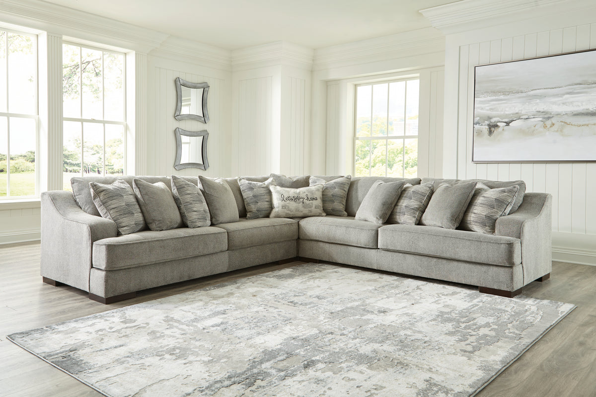 J&M Furniture - Ashley Furniture - Bayless 3-Piece Sectional - LAF 3-Piece Sectional / Smoke - 52304S1