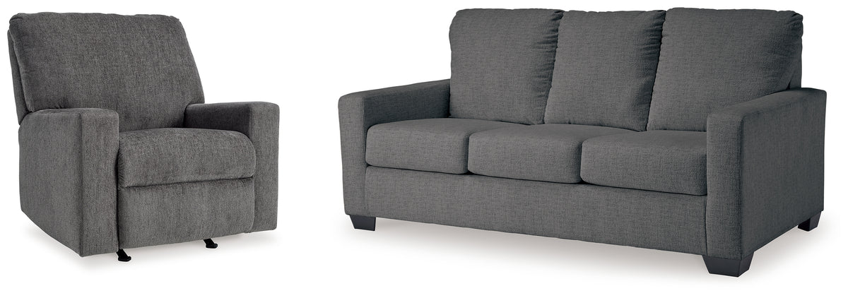 J&M Furniture - Ashley Furniture - Rannis Full Sofa Sleeper and Recliner - Full Sofa Sleeper and Recliner - 53602U1