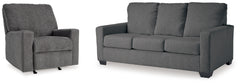 J&M Furniture - Ashley Furniture - Rannis Full Sofa Sleeper and Recliner - Full Sofa Sleeper and Recliner - 53602U1