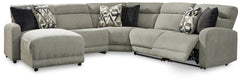 J&M Furniture - Ashley Furniture - Colleyville 5-Piece Power Reclining Sectional with Chaise - 5-Piece Power Reclining Sectional with Chaise - 54405S11