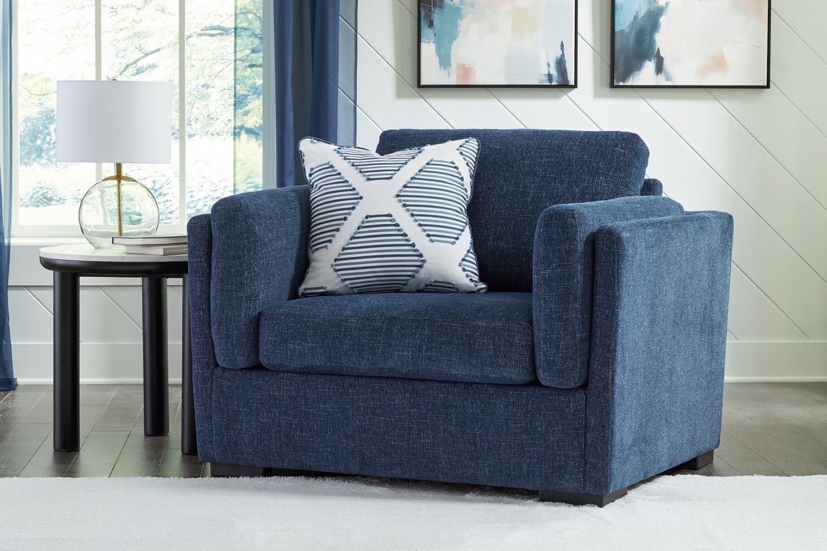 J&M Furniture - Ashley Furniture - Evansley Oversized Chair - Chair and a Half / Pewter - 5450323