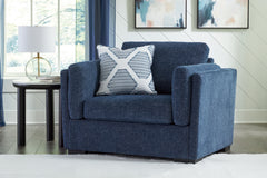 J&M Furniture - Ashley Furniture - Evansley Oversized Chair - Chair and a Half / Pewter - 5450323