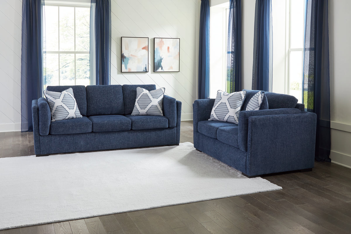 J&M Furniture - Ashley Furniture - Evansley Sofa and Loveseat - Sofa and Loveseat - 54502U2