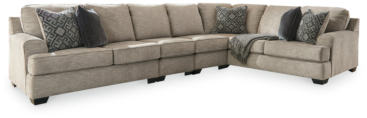 J&M Furniture - Ashley Furniture - Bovarian 4-Piece Sectional - RAF 4-Piece Sectional - 56103S5