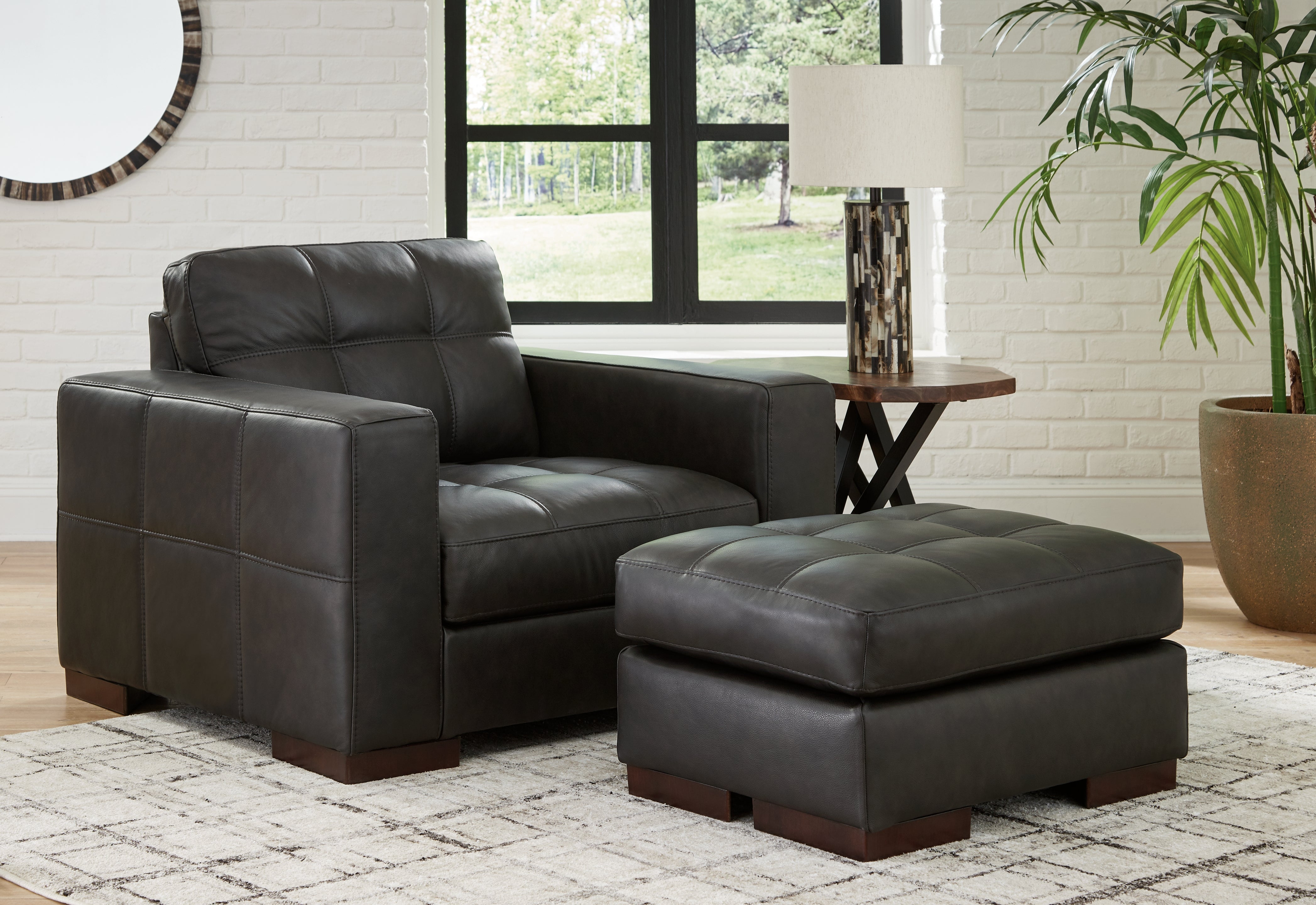 J&M Furniture - Ashley Furniture - Luigi Oversized Chair and Ottoman - Oversized Chair and Ottoman - 56506U2