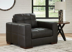 J&M Furniture - Ashley Furniture - Luigi Oversized Chair - Chair and a Half / Thunder - 5650623