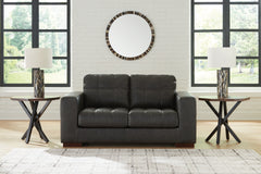 J&M Furniture - Ashley Furniture - Luigi Loveseat - Loveseat / Thunder - 5650635