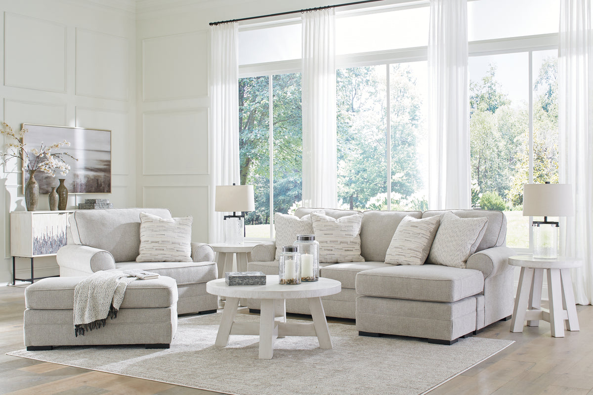 J&M Furniture - Ashley Furniture - Eastonbridge Sofa Chaise, Oversized Chair, and Ottoman - Sofa Chaise, Oversized Chair, and Ottoman - 56603U1