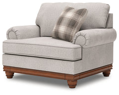 J&M Furniture - Ashley Furniture - Clearbrooke Oversized Chair - Chair and a Half / Sandstone - PC5680323
