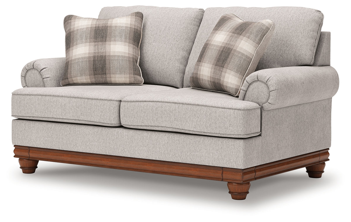J&M Furniture - Ashley Furniture - Clearbrooke Loveseat - Loveseat / Sandstone - PC5680335